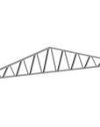 Innovative Living Design 3.5 inch Roof Truss - 16ft Long - 4/12 Pitch - Ga. 20, Grade 50 Galvanized Steel