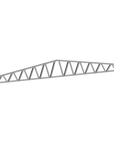 Innovative Living Design 3.5 inch Roof Truss - 20ft Long - 2/12 Pitch - Ga. 20, Grade 50 Galvanized Steel
