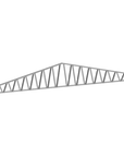 Innovative Living Design 3.5 inch Roof Truss - 24ft Long - 3/12 Pitch - Ga. 20, Grade 50 Galvanized Steel