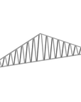 Innovative Living Design 3.5 inch Roof Truss - 24ft Long - 6/12 Pitch - Ga. 20, Grade 50 Galvanized Steel