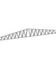 Innovative Living Design 3.5 inch Roof Truss - 26ft Long - 2/12 Pitch - Ga. 20, Grade 50 Galvanized Steel