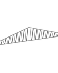 Innovative Living Design 3.5 inch Roof Truss - 26ft Long - 4/12 Pitch - Ga. 20, Grade 50 Galvanized Steel