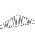 Innovative Living Design 3.5 inch Roof Truss - 26ft Long - 6/12 Pitch - Ga. 20, Grade 50 Galvanized Steel