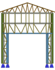 Innovative Living Design DIY Prefab Single Car Garage - 12x24x12 ft, (x1) Door 9x7ft and (x2) Windows 4x4ft each