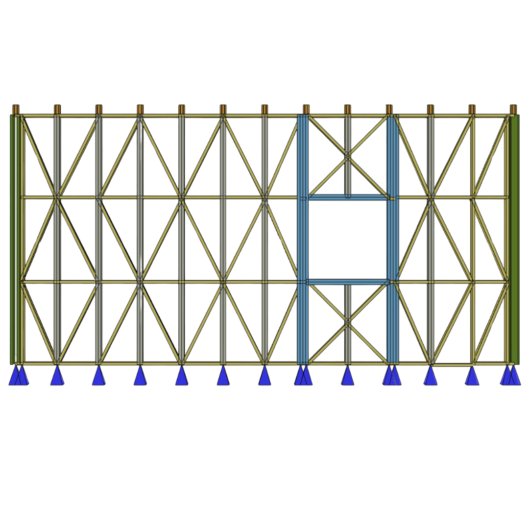 Innovative Living Design DIY Prefab Single Car Garage - 12x24x12 ft, (x1) Door 9x7ft and (x2) Windows 4x4ft each