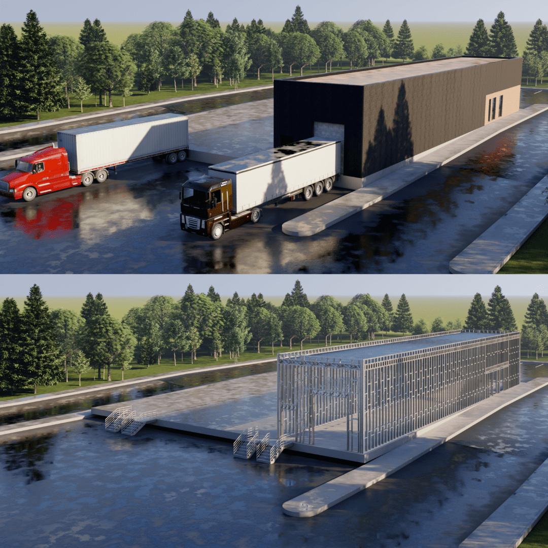 Innovative Living Design Industrial Building - 3,572 ft² - 20 ft Ceiling Height