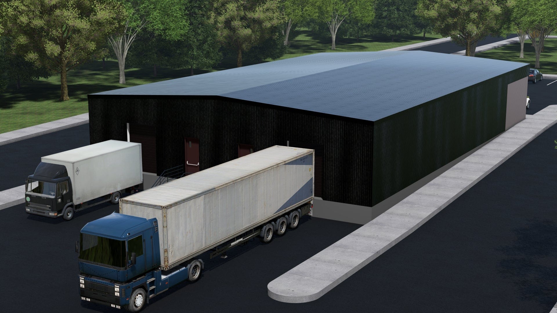 Innovative Living Design Industrial Building - 6,000 ft² - 12 ft Ceiling Height