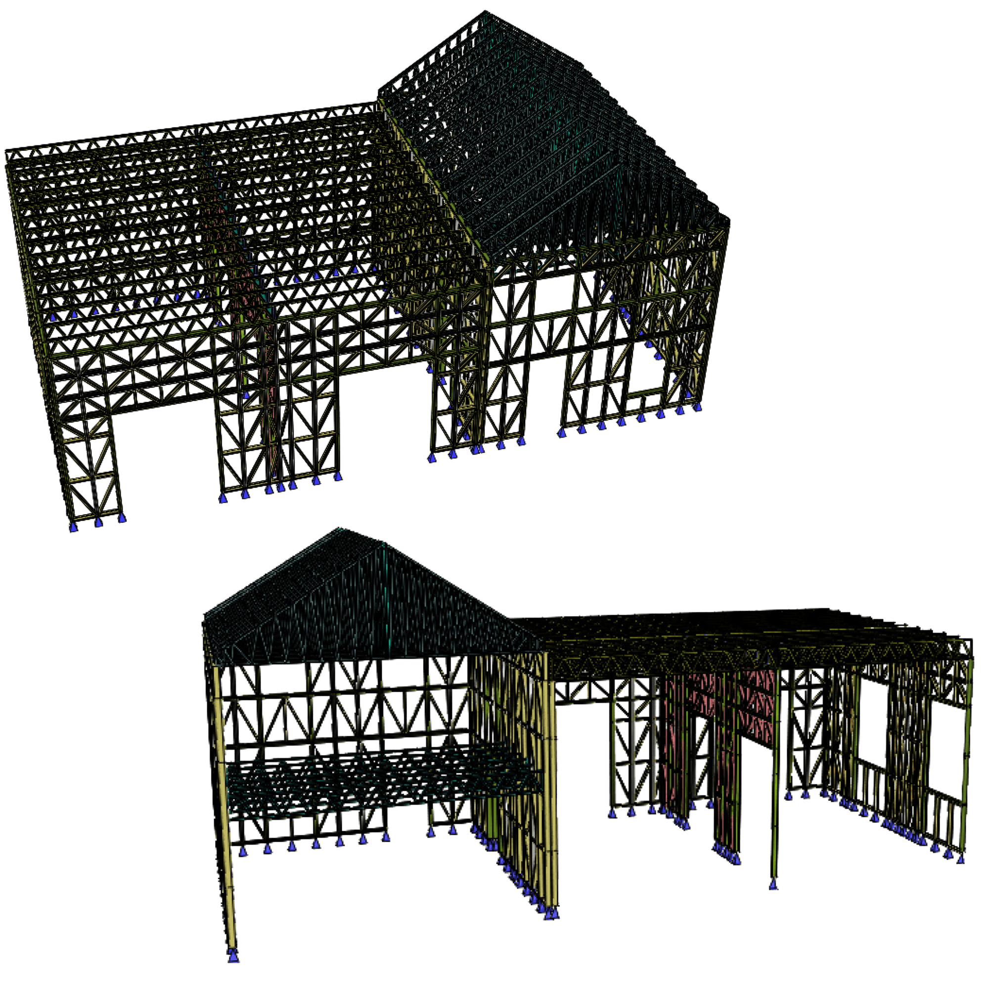 Innovative Living Design Mechanic Shop -  2,246 ft² area, 16 ft height, (x2) Door 10x10ft