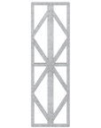 Innovative Living Design Modular Wall Panel - 1.5x8ft - 16" double studs spacing - Ga. 20, Grade 50 Galvanized Steel