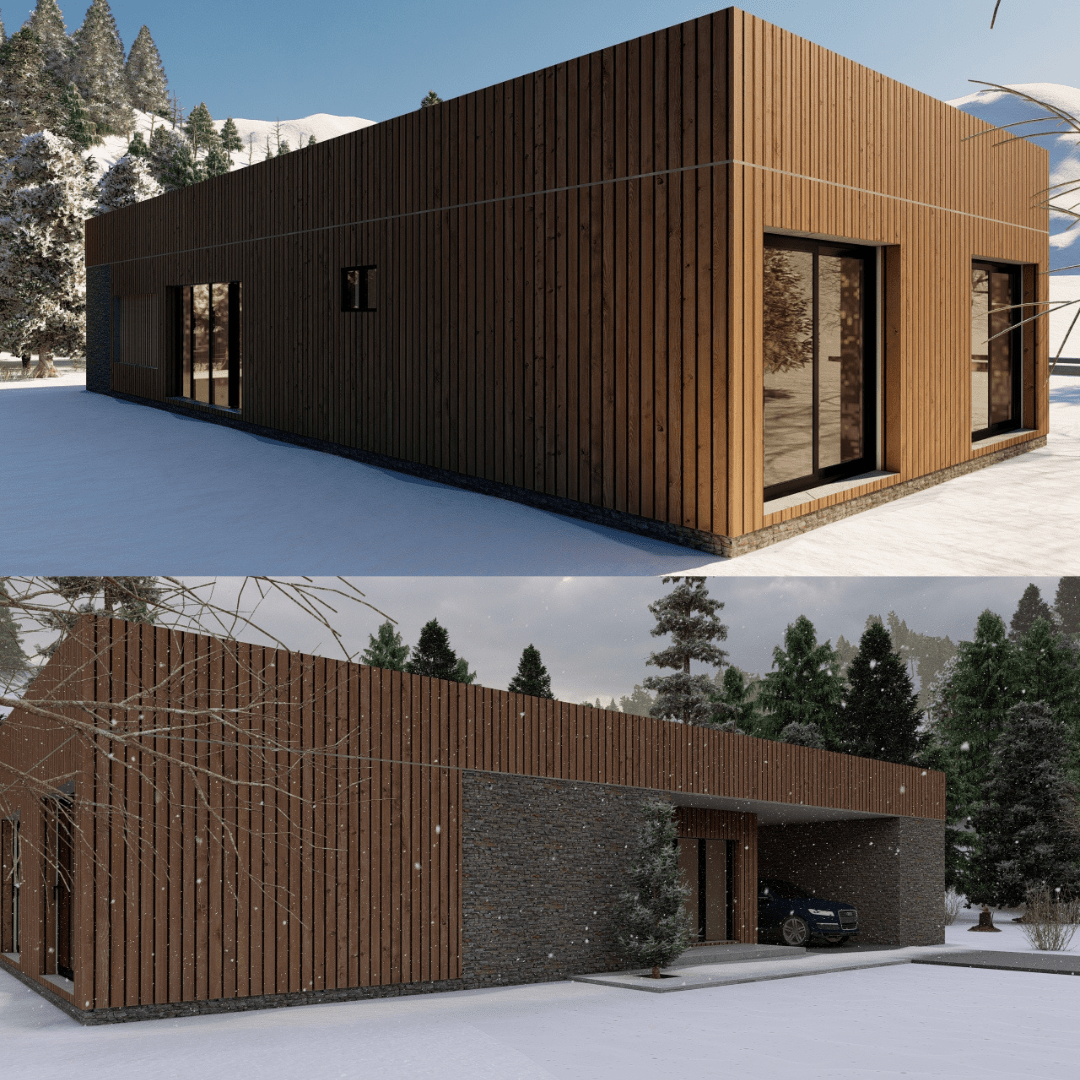 Innovative Living Design Single Family Home - 1929 ft² - 2 Bedrooms Bangalow