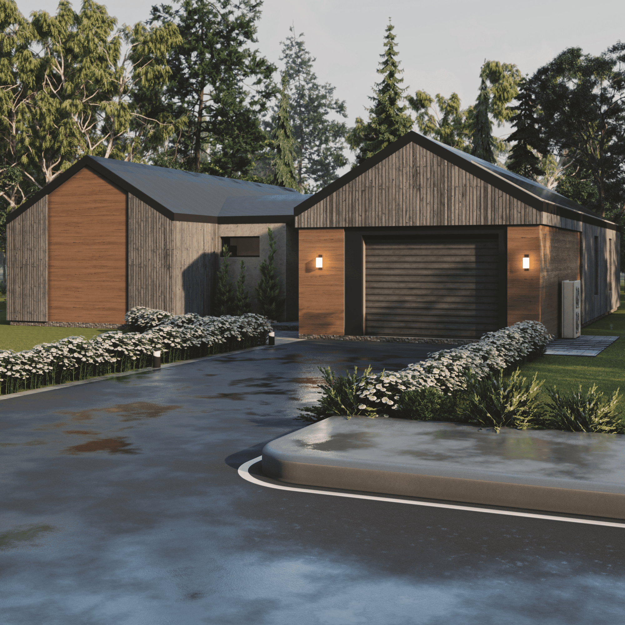 Innovative Living Design Single Family Home - 2260 ft² - 3 Bedrooms Farm House Bungalow