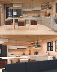 Innovative Living Design Single Family Home - 968 ft² - 3 Bedrooms Bungalow