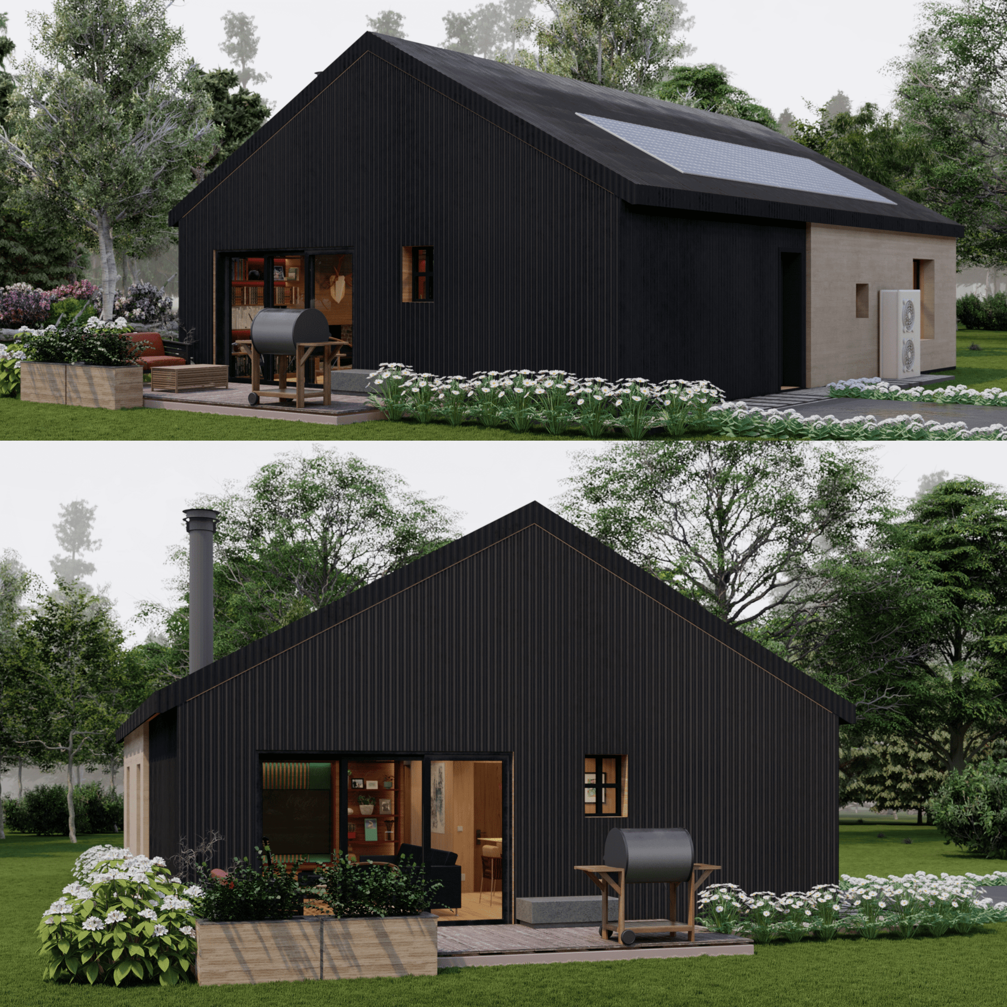 Innovative Living Design Single Family Home - 968 ft² - 3 Bedrooms Bungalow