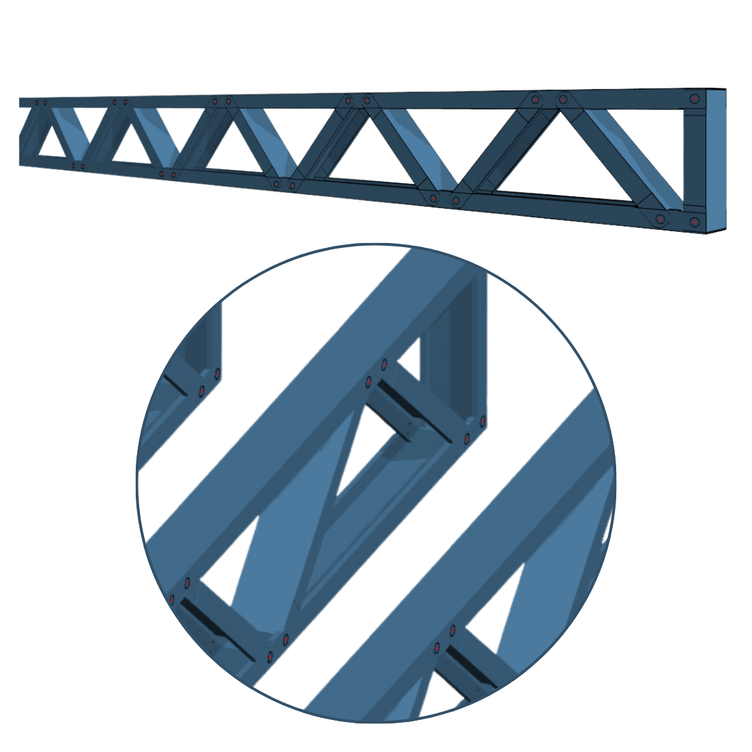 Innovative Living Design Steel Joist - 10" x 20 Ft - 3½" (89mm) Thickness- Galvanized G90 - Gauge 18
