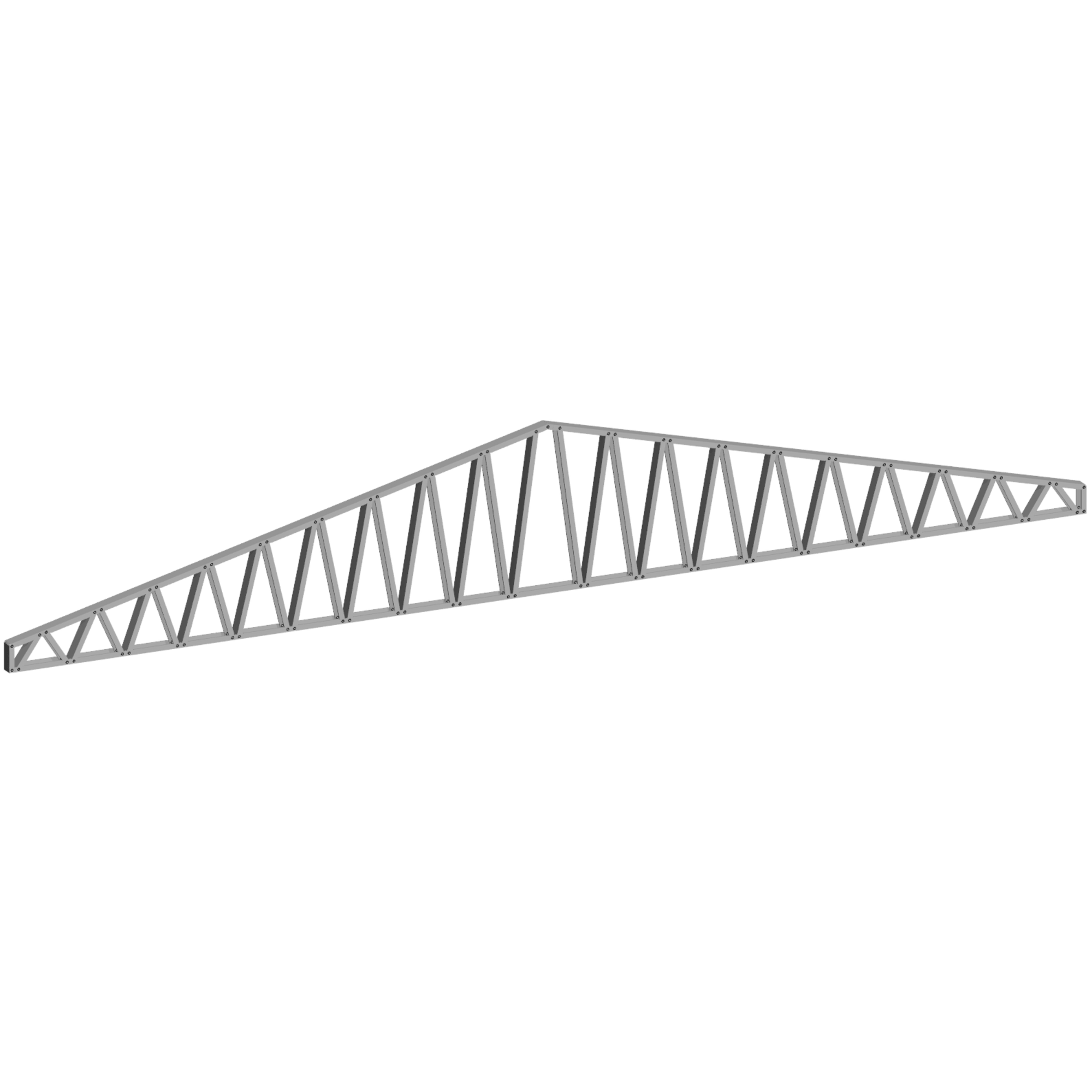 Innovative Living Design 3.5 inch Roof Truss - 26ft Long - 3/12 Pitch - Ga. 20, Grade 50 Galvanized Steel