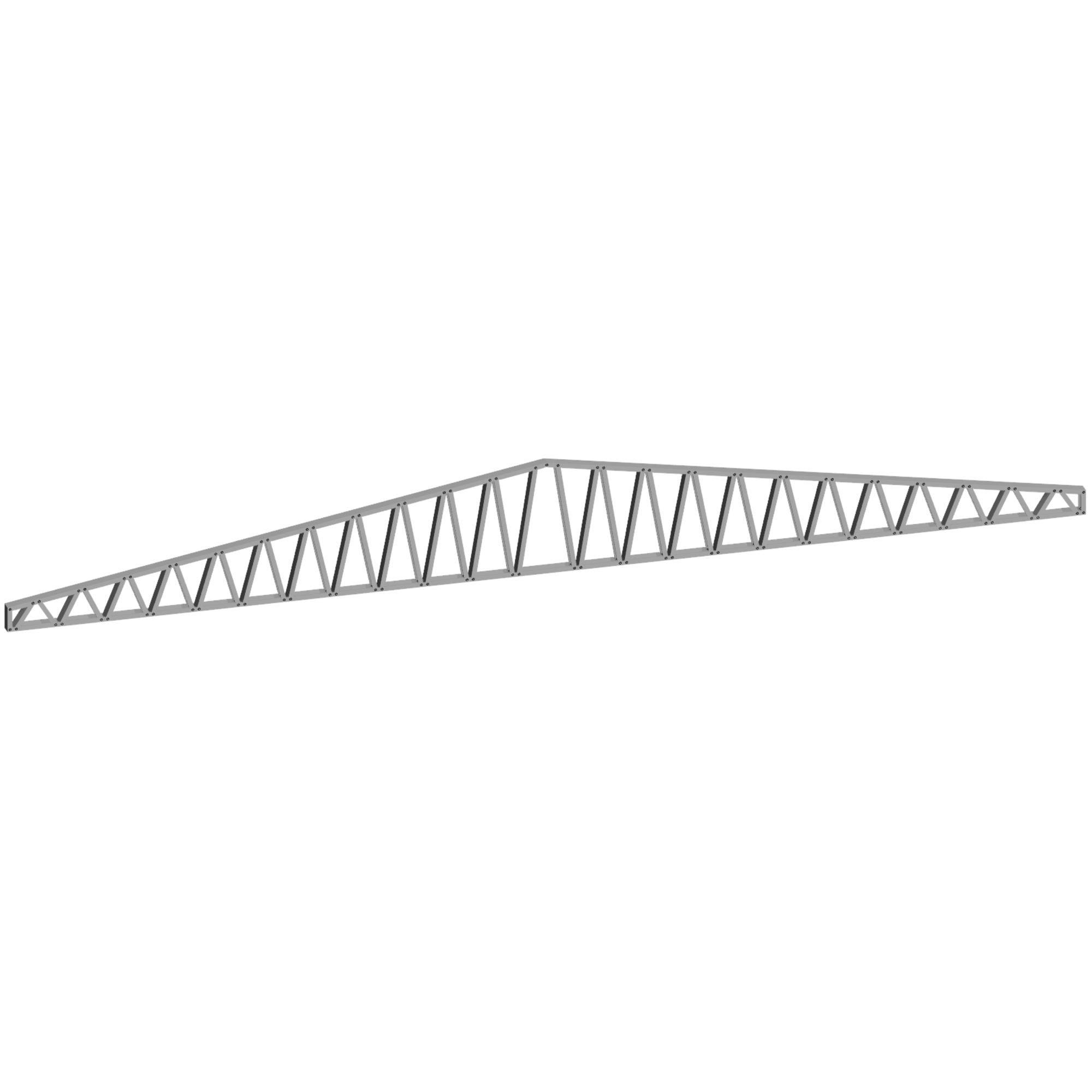 Innovative Living Design 3.5 inch Roof Truss - 28ft Long - 2/12 Pitch - Ga. 20, Grade 50 Galvanized Steel