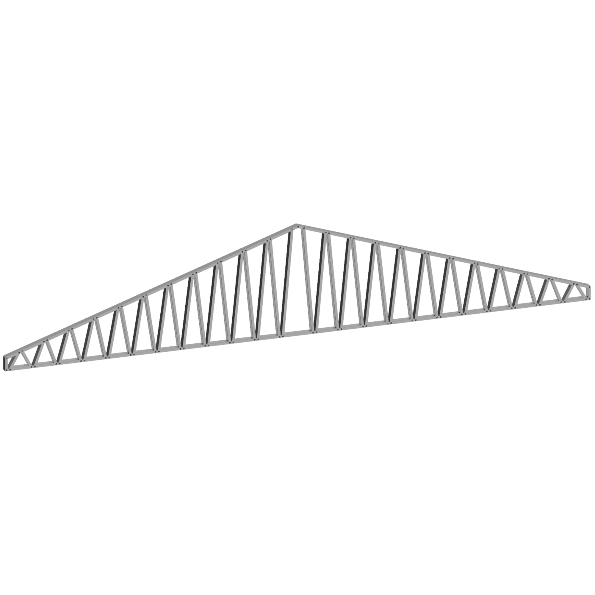 Innovative Living Design 3.5 inch Roof Truss - 28ft Long - 4/12 Pitch - Ga. 20, Grade 50 Galvanized Steel