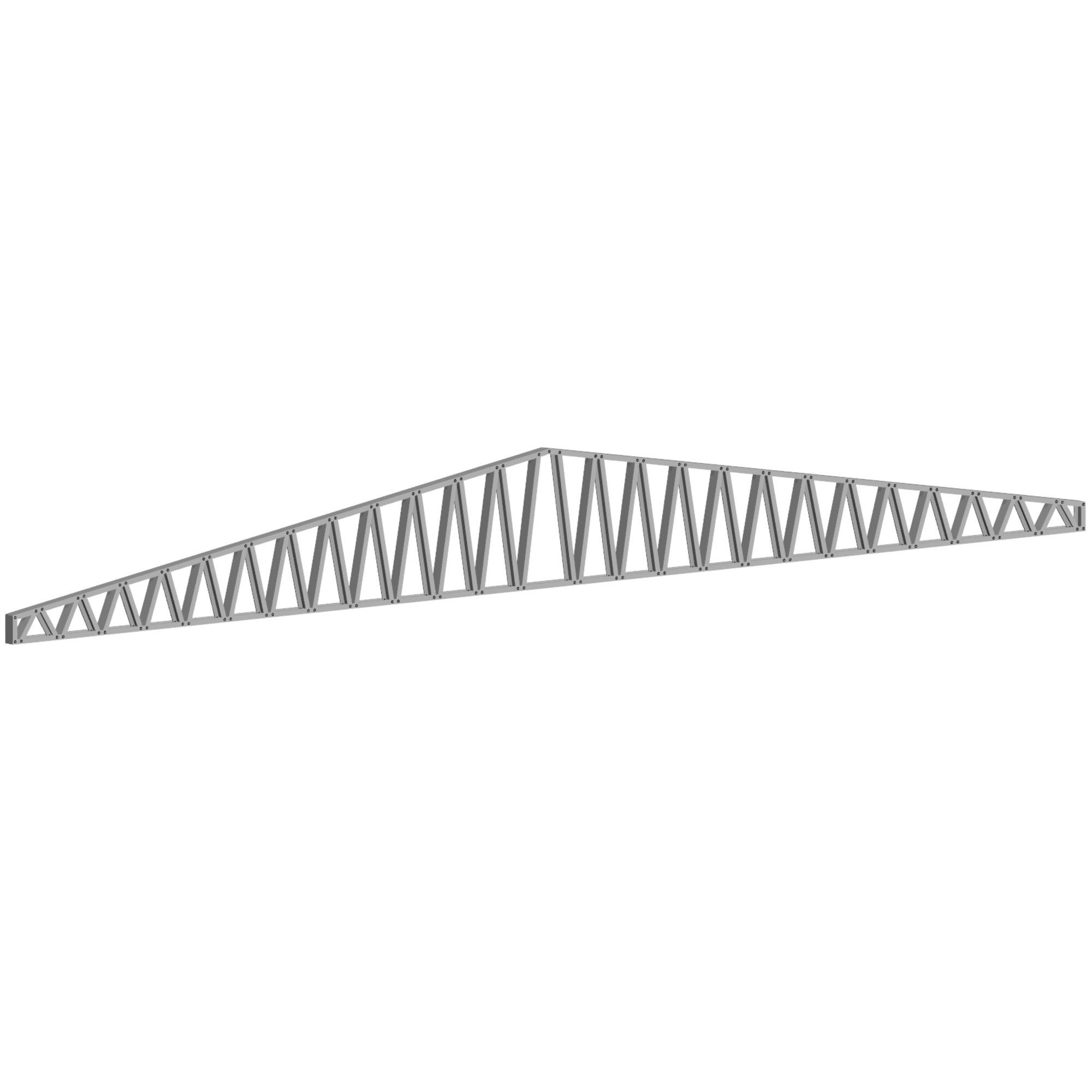 Innovative Living Design 3.5 inch Roof Truss - 30ft Long - 2/12 Pitch - Ga. 20, Grade 50 Galvanized Steel