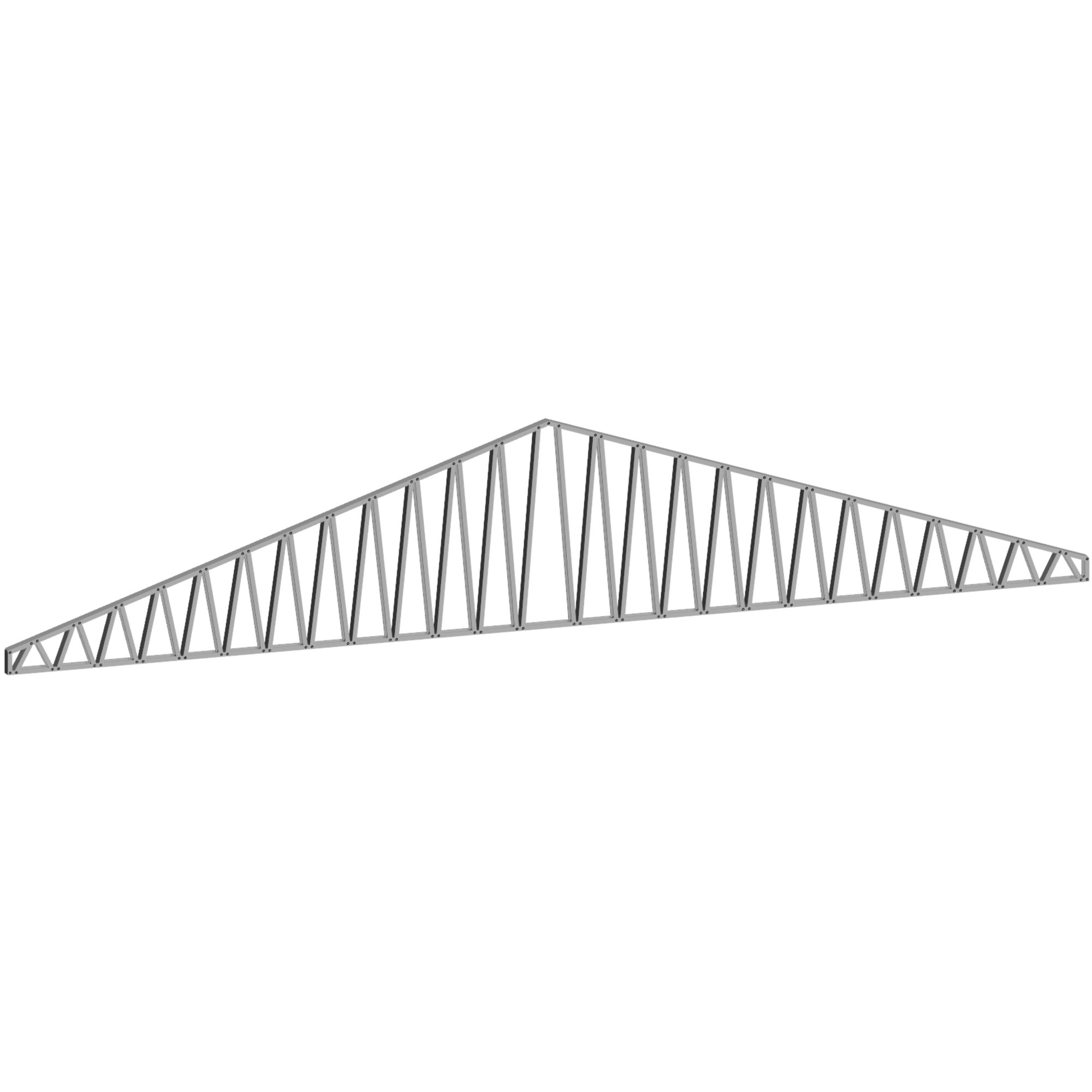 Innovative Living Design 3.5 inch Roof Truss - 30ft Long - 4/12 Pitch - Ga. 20, Grade 50 Galvanized Steel