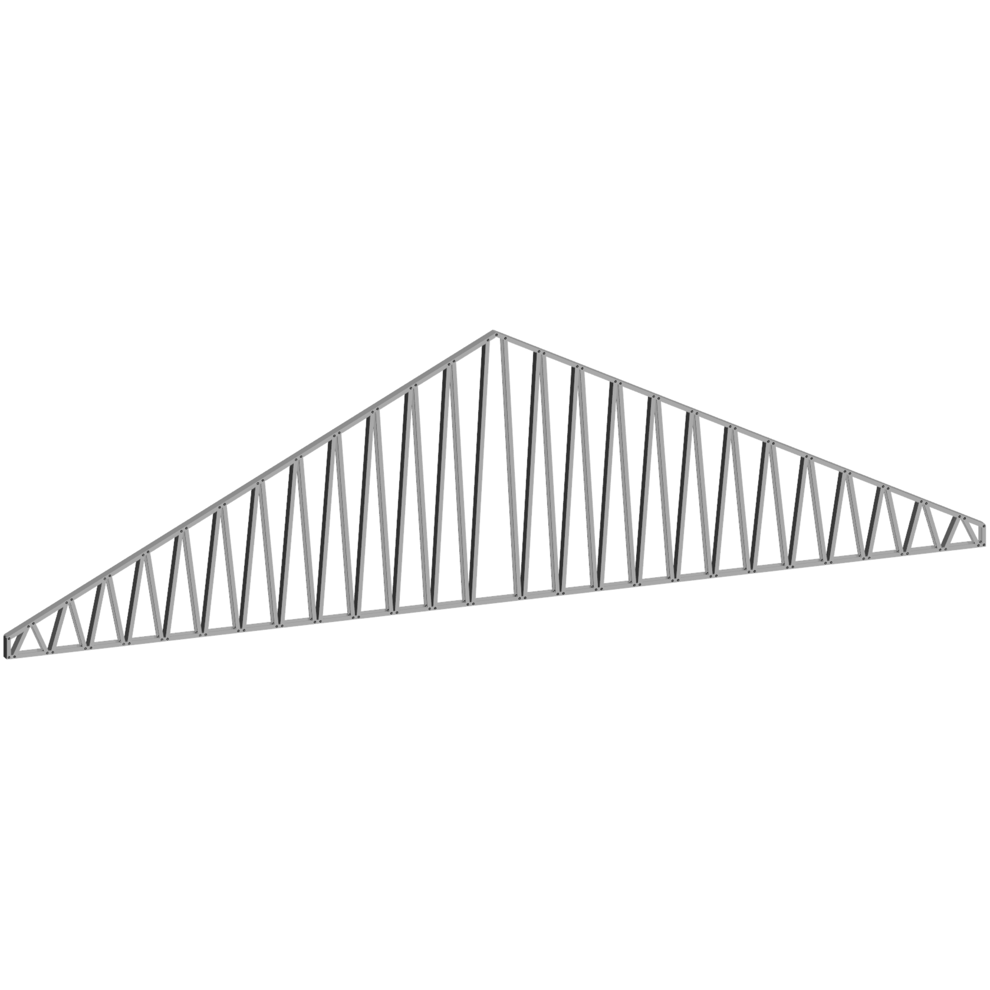Innovative Living Design 3.5 inch Roof Truss - 30ft Long - 6/12 Pitch - Ga. 20, Grade 50 Galvanized Steel