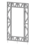Innovative Living Design Modular Wall - 4.5x8ft with 2.7x6ft Window - 16" simple studs spacing - Ga. 20, Grade 50 Galvanized Steel
