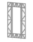 Innovative Living Design Modular Wall - 4.5x8ft with 2x6ft Window - 16" simple studs spacing - Ga. 20, Grade 50 Galvanized Steel