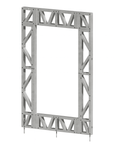Innovative Living Design Modular Wall - 5x8ft with 3x6ft Window - 16" simple studs spacing - Ga. 20, Grade 50 Galvanized Steel