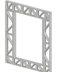 Innovative Living Design Modular Wall - 8x8ft with 5x6ft Window - 16" simple studs spacing - Ga. 20, Grade 50 Galvanized Steel