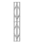 Innovative Living Design Modular Wall Panel - 1.34x8ft - 16" double studs spacing - Ga. 20, Grade 50 Galvanized Steel (Copy)