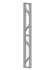 Innovative Living Design Modular Wall Panel - 1x8ft - 16" double studs spacing - Ga. 20, Grade 50 Galvanized Steel