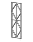 Innovative Living Design Modular Wall Panel - 3x8ft - 16" double studs spacing - Ga. 20, Grade 50 Galvanized Steel