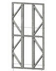 Innovative Living Design Modular Wall Panel - 4x8ft - 16" double studs spacing - Ga. 20, Grade 50 Galvanized Steel